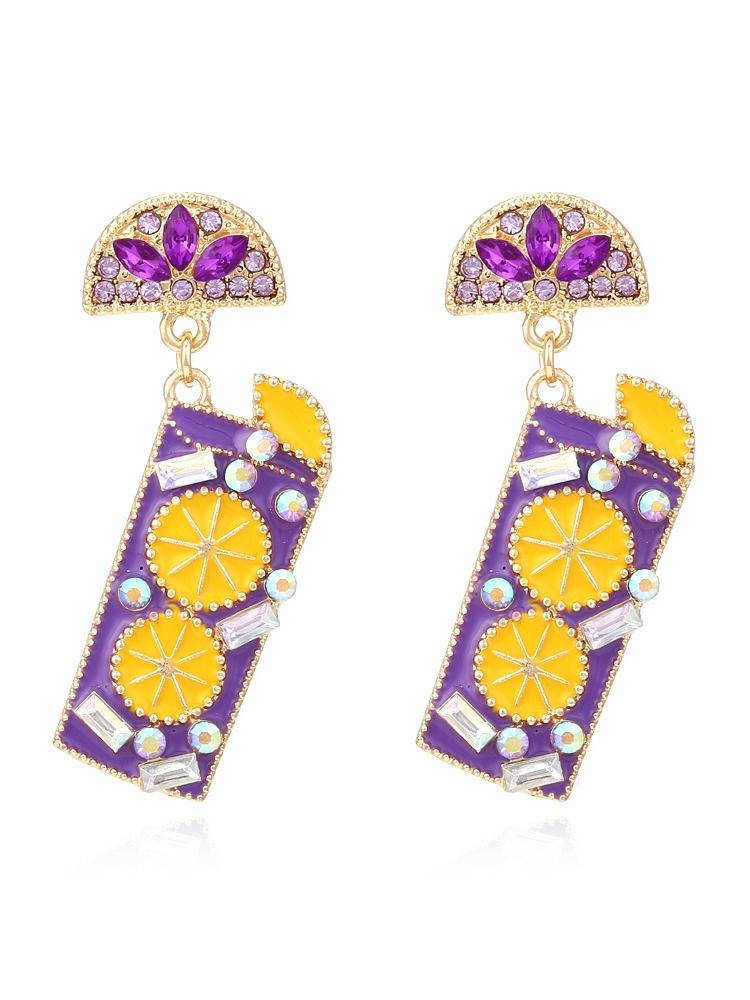Mocktail Diamante Drop Earrings – KYMA
