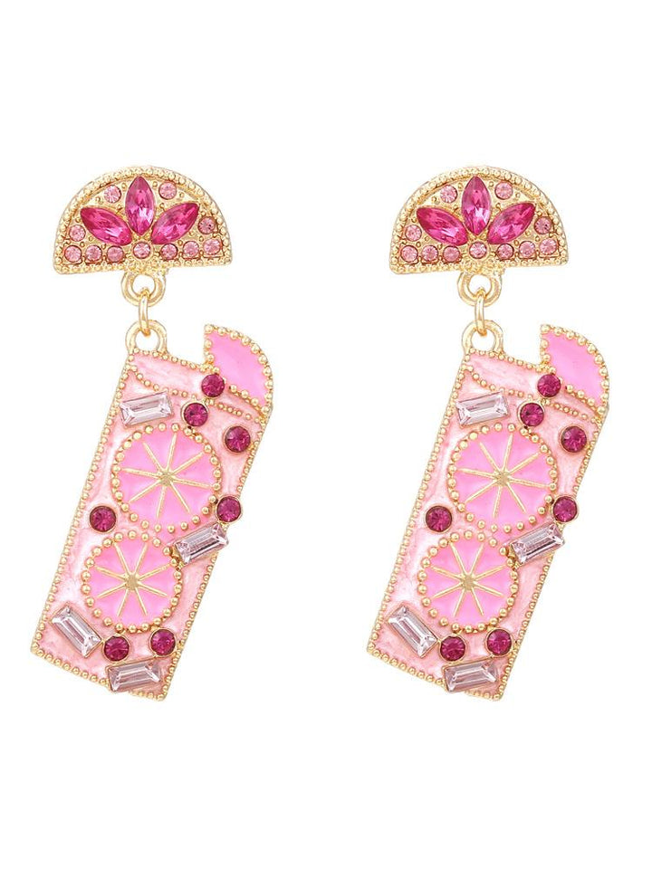 Zarte Diamant-Ohrringe mit Tropfen-Design – KYMA