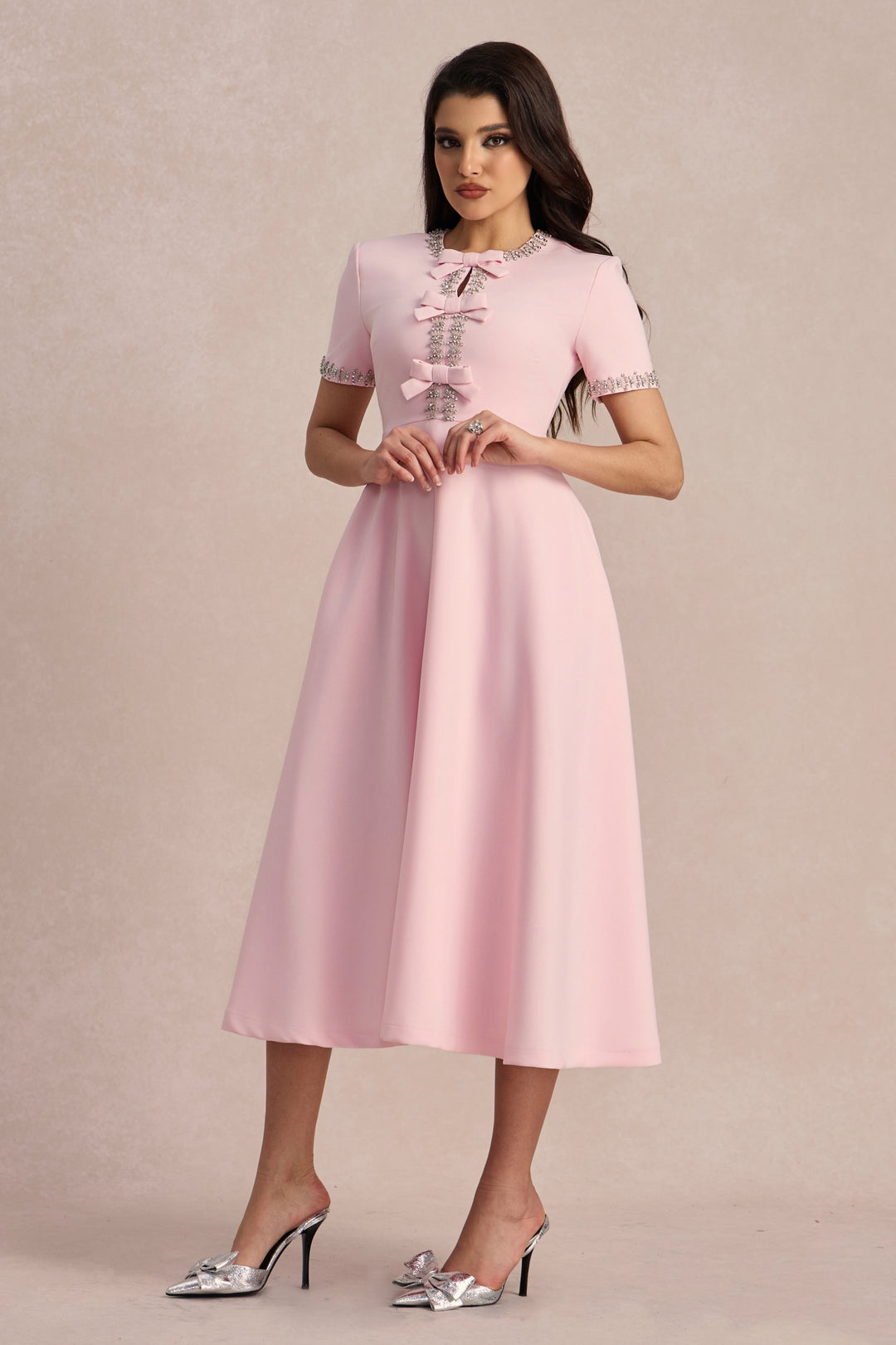 Zoe Midikleid, Schnitt-Detail - KYMA