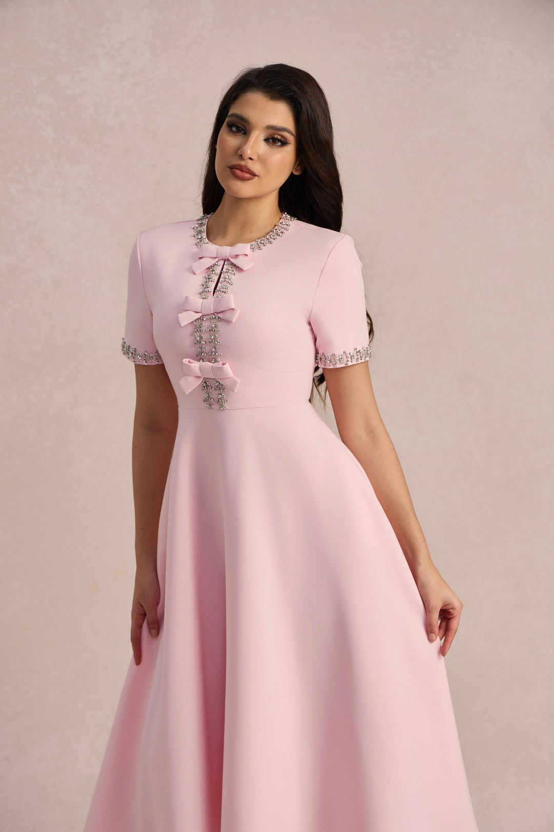 Zoe Midikleid, Stoff-Detail - KYMA